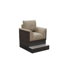 Laden Sie das Bild in den Galerie-Viewer, Generisch Billardzimmer Sofa Mit Metall-Fußstütze Massivholzrahmen Polsterstühlen Beistelltisch