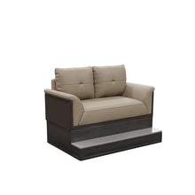 Laden Sie das Bild in den Galerie-Viewer, Generisch Billardzimmer Sofa Mit Metall-Fußstütze Massivholzrahmen Polsterstühlen Beistelltisch