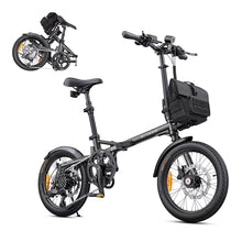 Laden Sie das Bild in den Galerie-Viewer, ENGWE Zip Faltbares E-Bike 16,9 kg 120 km Reichweite 36V 10Ah Akku 250W Motor Grün