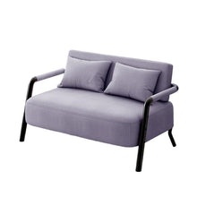 Laden Sie das Bild in den Galerie-Viewer, KIBONCY 2-Sitzer Loveseat-Sofa 155 cm Leinenstoff