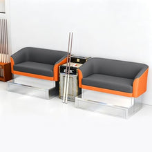 Laden Sie das Bild in den Galerie-Viewer, KIBONCY Billard-Zuschauersofa-Set 2-Sitzer 300x120 cm Blau
