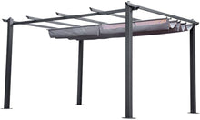 Laden Sie das Bild in den Galerie-Viewer, Ausziehbare Pergola 3x4 m Beige
