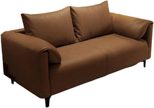 Laden Sie das Bild in den Galerie-Viewer, KIBONCY 3-Sitzer Billard Zuschauersofa Set PU Leder mit Staufach
