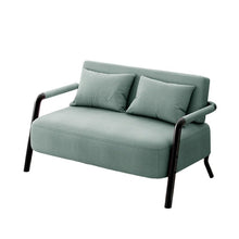 Laden Sie das Bild in den Galerie-Viewer, KIBONCY 2-Sitzer Loveseat-Sofa 155 cm Leinenstoff
