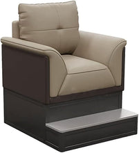 Laden Sie das Bild in den Galerie-Viewer, Generisch Billardzimmer Sofa Mit Metall-Fußstütze Massivholzrahmen Polsterstühlen Beistelltisch