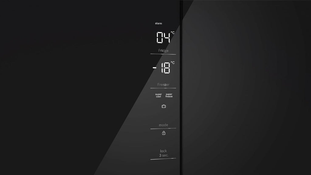 Bosch KMC85LBEA Serie 4 French Door Kühl-Gefrier-Kombination 189,5x85,5 cm 324/223 L NoFrost Schwarz