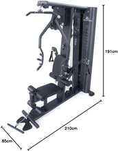 Laden Sie das Bild in den Galerie-Viewer, Atletica X-Tron Multigym 90 Kg Steckgewicht Schwarz