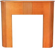 Laden Sie das Bild in den Galerie-Viewer, Dekorativer Elektrischer Kaminofen Kaminsims 129x34x110cm Massivholz Vintage