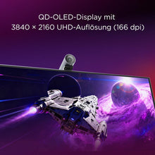 Laden Sie das Bild in den Galerie-Viewer, Lenovo Yoga Pro 27UD-10 26.5 Zoll QD-OLED 4K Monitor 120Hz 0.03ms HDMI 2.1 USB-C Schwarz