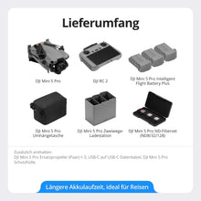 Laden Sie das Bild in den Galerie-Viewer, DJI Mini 5 Pro Fly More Combo Plus Mit DJI RC 2 4K Drohne Grau