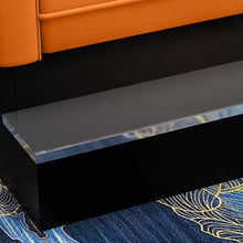 Laden Sie das Bild in den Galerie-Viewer, Kiboncy 4-Sitzer Billard Zuschauersofa Set Wasserabweisend Schwarz