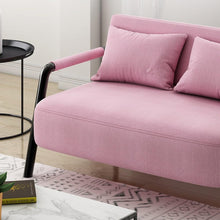 Laden Sie das Bild in den Galerie-Viewer, KIBONCY 2-Sitzer Loveseat-Sofa 155 cm Leinenstoff