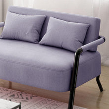 Laden Sie das Bild in den Galerie-Viewer, KIBONCY 2-Sitzer Loveseat-Sofa 155 cm Leinenstoff