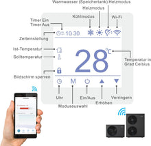 Laden Sie das Bild in den Galerie-Viewer, Alsavo Monoblock Luft Wärmepumpe Heat 12it 12 Kw A+++