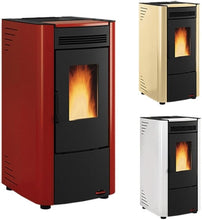 Laden Sie das Bild in den Galerie-Viewer, Extraflame Ketty Pellet Ofen 7,3 kW Bordeaux