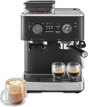 Laden Sie das Bild in den Galerie-Viewer, KitchenAid KES6551 Halbautomatische Espressomaschine 1500 W 15 Bar Schwarz