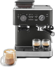 Laden Sie das Bild in den Galerie-Viewer, KitchenAid KES6551 Halbautomatische Espressomaschine 1500 W 15 Bar Schwarz
