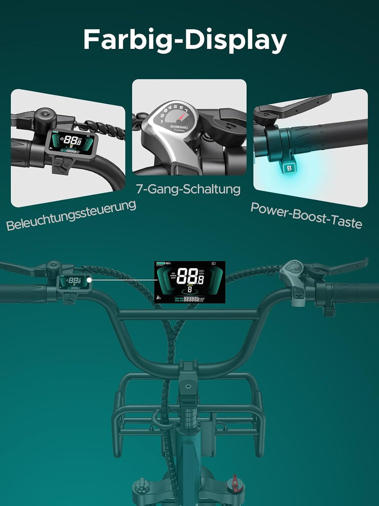 ENGWE L20 Boost E-Bike 48V 13Ah 250W 25km/h Schwarz