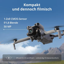 Laden Sie das Bild in den Galerie-Viewer, DJI Mini 5 Pro Fly More Combo Mit RC 2 Und 1 Jahr Care Bundle Grau
