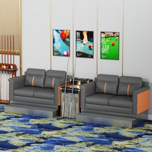 Laden Sie das Bild in den Galerie-Viewer, KIBONCY Dual Two-Seater Billiard Spectator Chair Red