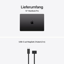 Laden Sie das Bild in den Galerie-Viewer, Apple MacBook Pro 14,2" Laptop M5 Chip 10-Core CPU 10-Core GPU 24GB RAM 1TB SSD Space Schwarz