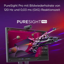 Laden Sie das Bild in den Galerie-Viewer, Lenovo Yoga Pro 27UD-10 26.5 Zoll QD-OLED 4K Monitor 120Hz 0.03ms HDMI 2.1 USB-C Schwarz