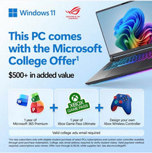 Laden Sie das Bild in den Galerie-Viewer, ASUS ROG Strix G16 2025 Gaming Laptop 16 Zoll FHD+ 165Hz Intel Core i7 14650HX RTX 5060 16GB DDR5 1TB SSD Wi-Fi 7 Windows 11