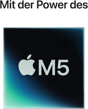 Laden Sie das Bild in den Galerie-Viewer, Apple MacBook Pro 14,2" Laptop M5 Chip 10-Core CPU 10-Core GPU 24GB RAM 1TB SSD Space Schwarz