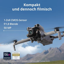 Laden Sie das Bild in den Galerie-Viewer, DJI Mini 5 Pro Fly More Combo Plus Mit DJI RC 2 4K Drohne Grau