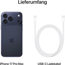 Laden Sie das Bild in den Galerie-Viewer, Apple iPhone 17 Pro Max 256 GB Tiefblau