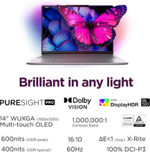 Laden Sie das Bild in den Galerie-Viewer, Lenovo Slim 7i 2025 14 Zoll WUXGA Touch Laptop Core Ultra 7 16 GB RAM 1 TB SSD Luna Grey