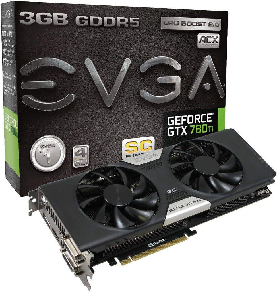 EVGA GeForce GTX 780 Ti Superclocked 3 GB DDR5 PCI-E Grafikkarte Mit ACX Kühler