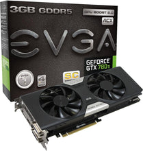 Laden Sie das Bild in den Galerie-Viewer, EVGA GeForce GTX 780 Ti Superclocked 3 GB DDR5 PCI-E Grafikkarte Mit ACX Kühler