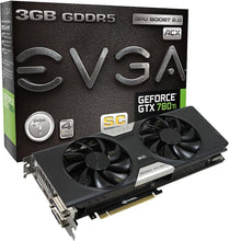 Laden Sie das Bild in den Galerie-Viewer, EVGA GeForce GTX 780 Ti Superclocked 3 GB DDR5 PCI-E Grafikkarte Mit ACX Kühler