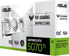 Laden Sie das Bild in den Galerie-Viewer, ASUS TUF Gaming GeForce RTX 5070 Ti 16 GB GDDR7 White OC Edition Gaming Grafikkarte