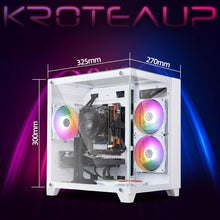 Laden Sie das Bild in den Galerie-Viewer, Kroteaup Gaming PC Desktop Intel Core i5 3.6 GHz 16 GB RAM 512 GB SSD Radeon RX 560 4G Windows 11