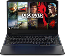 Laden Sie das Bild in den Galerie-Viewer, Lenovo IdeaPad Gaming 3 15.6" 120Hz Laptop AMD Ryzen 5-5600H 8GB RAM 512GB SSD RTX 3050 Ti 4GB GDDR6 Shadow Black