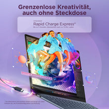 Laden Sie das Bild in den Galerie-Viewer, Lenovo Yoga Slim 7X 14" WUXGA OLED Laptop Snapdragon X2 Plus 16 GB RAM 1 TB SSD Cosmic Blau