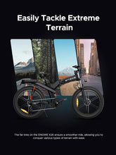 Laden Sie das Bild in den Galerie-Viewer, ENGWE X26 E-Bike Klapprad 26 Zoll Fat-Reifen 48V 19,2Ah Grau