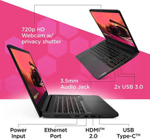 Laden Sie das Bild in den Galerie-Viewer, Lenovo IdeaPad Gaming 3 15.6" 120Hz Laptop AMD Ryzen 5-5600H 8GB RAM 512GB SSD RTX 3050 Ti 4GB GDDR6 Shadow Black