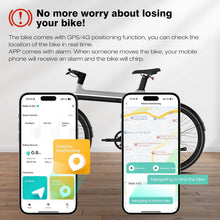 Laden Sie das Bild in den Galerie-Viewer, HITWAY EBIKE-X Pedelec 250W 345,6Wh Akku 70km Reichweite Schwarz