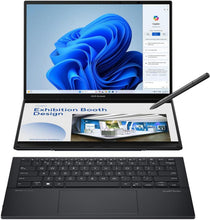 Laden Sie das Bild in den Galerie-Viewer, ASUS Zenbook Duo UX8406CA-PS99T 14 Zoll OLED 3K 120Hz Dual Touch Laptop Intel Core Ultra 9 32GB RAM 1TB SSD Grau