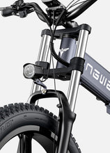 Laden Sie das Bild in den Galerie-Viewer, ENGWE X26 E-Bike Klapprad 26 Zoll Fat-Reifen 48V 19,2Ah Grau