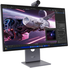 Laden Sie das Bild in den Galerie-Viewer, Lenovo Yoga Pro 27UD-10 26.5 Zoll QD-OLED 4K Monitor 120Hz 0.03ms HDMI 2.1 USB-C Schwarz