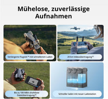 Laden Sie das Bild in den Galerie-Viewer, DJI Mini 5 Pro Fly More Combo Plus Mit DJI RC 2 4K Drohne Grau