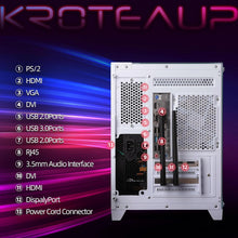 Laden Sie das Bild in den Galerie-Viewer, Kroteaup Gaming PC Desktop Intel Core i5 3.6 GHz 16 GB RAM 512 GB SSD Radeon RX 560 4G Windows 11