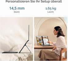 Laden Sie das Bild in den Galerie-Viewer, ASUS Zenbook Duo UX8406CA-PS99T 14 Zoll OLED 3K 120Hz Dual Touch Laptop Intel Core Ultra 9 32GB RAM 1TB SSD Grau