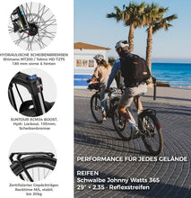 Laden Sie das Bild in den Galerie-Viewer, DERUIZ Mica Pro Trekking E-Bike Tiefeinsteiger 27,5/29 Zoll 110 Nm