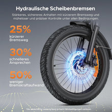 Laden Sie das Bild in den Galerie-Viewer, ENGWE L20 3.0 Boost E-Bike 48V 13,5Ah Akku 135km Drehmomentsensor Hydraulische Bremsen 20x3,0 Reifen Champagner-Gold