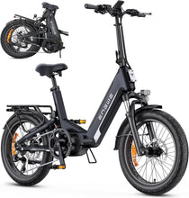 Laden Sie das Bild in den Galerie-Viewer, ENGWE L20 3.0 Pro E-Bike Schwarz 48V 15Ah Mittelmotor